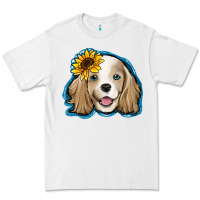 White cocker spaniel sunflower Premium Tee - Jasminsmagicworld