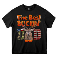 Black The Best Bucking Dad Ever Heavy Core Tee - LillyAllenDesigns
