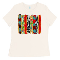 Bone christmas brushstroke Ladies Tee - Jasminsmagicworld