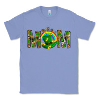 Colony Blue Western Mom With Shamrock Classic Tee - BundleAndBundleShop