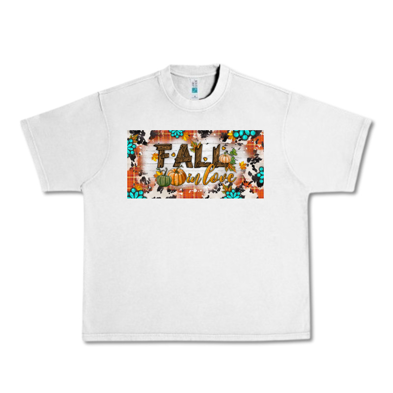 Fall In Love License Plate Urban Heavy Tee by BundleAndBundleShop | Teevron