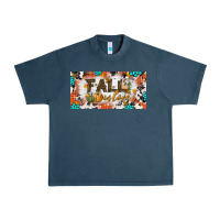 Midnight Navy fall in love license plate Urban Heavy Tee - BundleAndBundleShop