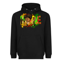 Black Hope Juneteenth Heavyweight Hoodie - FaDigitalArtStudio