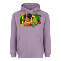 Lavender Hope Juneteenth Heavyweight Hoodie - FaDigitalArtStudio