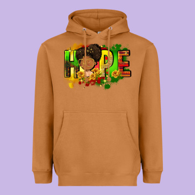 Hope Juneteenth Heavyweight Hoodie Designed By Fadigitalartstudio