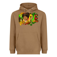 Toasted Coconut Hope Juneteenth Heavyweight Hoodie - FaDigitalArtStudio