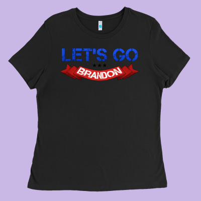 Let's Go Brandon Ladies Tee Designed By Jasminsmagicworld
