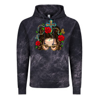 Cloud Black Messy Bun Mom Faith And Rose Vintage Hoodie - BundleAndBundleShop