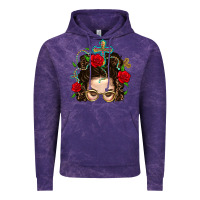 Cloud Purple Messy Bun Mom Faith And Rose Vintage Hoodie - BundleAndBundleShop