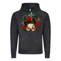 Vintage Black Messy Bun Mom Faith And Rose Vintage Hoodie - BundleAndBundleShop