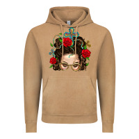 Vintage Camel Messy Bun Mom Faith And Rose Vintage Hoodie - BundleAndBundleShop