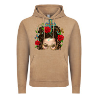 Vintage Coffee Messy Bun Mom Faith And Rose Vintage Hoodie - BundleAndBundleShop