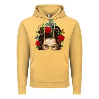 Vintage Mustard Messy Bun Mom Faith And Rose Vintage Hoodie - BundleAndBundleShop