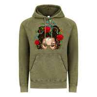Vintage Olive Messy Bun Mom Faith And Rose Vintage Hoodie - BundleAndBundleShop