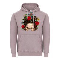 Vintage Zinc Messy Bun Mom Faith And Rose Vintage Hoodie - BundleAndBundleShop