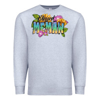 Heather Grey Blessed memaw Mother's Day Premium Sweatshirt - FaDigitalArtStudio