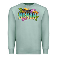 Seafoam Blessed memaw Mother's Day Premium Sweatshirt - FaDigitalArtStudio