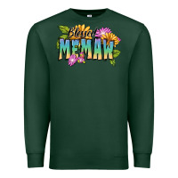 Sports Green Blessed memaw Mother's Day Premium Sweatshirt - FaDigitalArtStudio