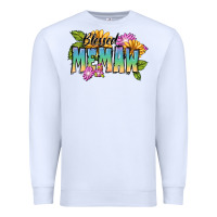 White Blessed memaw Mother's Day Premium Sweatshirt - FaDigitalArtStudio