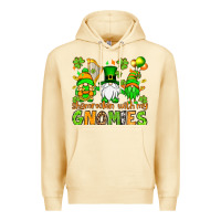 Pina Colada St. Patrick's Day shamrockin' with my gnomies Premium Hoodie - OliviaCreatesArt