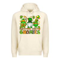Sandshell St. Patrick's Day shamrockin' with my gnomies Premium Hoodie - OliviaCreatesArt