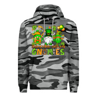 Slate Camo St. Patrick's Day shamrockin' with my gnomies Premium Hoodie - OliviaCreatesArt