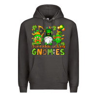 Smoke St. Patrick's Day shamrockin' with my gnomies Premium Hoodie - OliviaCreatesArt