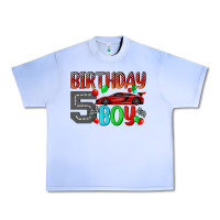 Grape Ice birthday boy 5 Urban Heavy Tee - BundleAndBundleShop