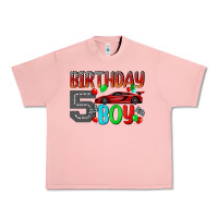 Salmon birthday boy 5 Urban Heavy Tee - BundleAndBundleShop