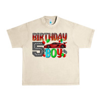 Sandshell birthday boy 5 Urban Heavy Tee - BundleAndBundleShop