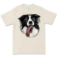 Bone Border Collie Premium Tee - Jasminsmagicworld