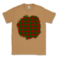 Toasted Coconut Christmas Tartan Patch Classic Tee - BundleAndBundleShop