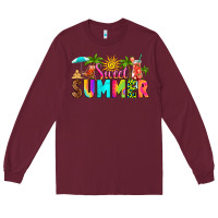 Burgundy sweet summer Long Sleeve Tee - RanaPortraitStore