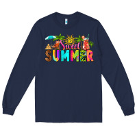 Navy sweet summer Long Sleeve Tee - RanaPortraitStore