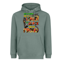 Sage Say it now! say it loud! i'm black and i'm proud Heavyweight Hoodie - FaDigitalArtStudio
