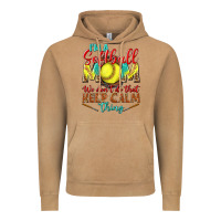 Vintage Camel I'm a Softball mom we don't do that keep calm Vintage Hoodie - BundleAndBundleShop
