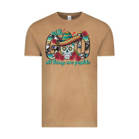 Vintage Camel With God All Things Are Possible With Sombrero Sku Vintage Tee - BundleAndBundleShop