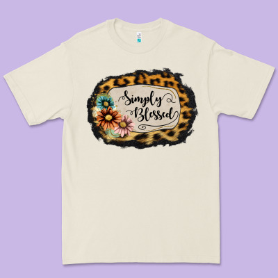 Simply Blessed Premium Tee Designed By Jasminsmagicworld