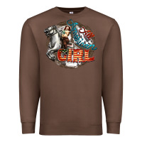 Chestnut All American Girl Premium Sweatshirt - FaDigitalArtStudio