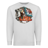 Dove Grey All American Girl Premium Sweatshirt - FaDigitalArtStudio