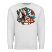 Oatmeal Heather All American Girl Premium Sweatshirt - FaDigitalArtStudio
