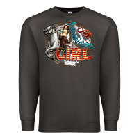 Smoke All American Girl Premium Sweatshirt - FaDigitalArtStudio