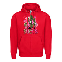 Red Cancer succs Cancer Awareness Zipper Hoodie - HowdyJamesFarm