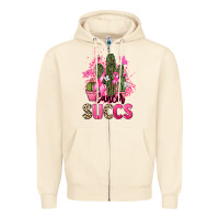 Cancer Succs Cancer Awareness Zipper Hoodie | Teevron
