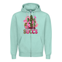 Seafoam Cancer succs Cancer Awareness Zipper Hoodie - HowdyJamesFarm