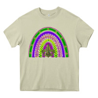 Mossy mardi gras rainbow Heavy Core Tee - BarkalooDesign