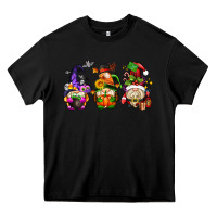 Black hallothanksmas gnome Heavy Core Tee - AdoDesignShop