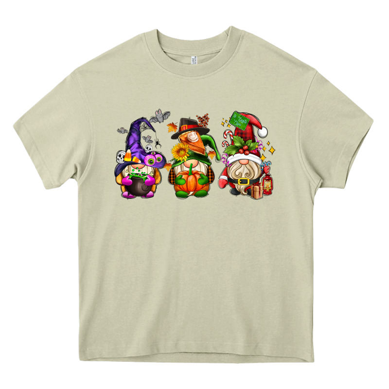 Hallothanksmas Gnome Heavy Core Tee by AdoDesignShop | Teevron