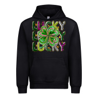 Black Lucky Urban Hoodie - CowhideDigitalArt