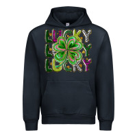 Navy Lucky Urban Hoodie - CowhideDigitalArt